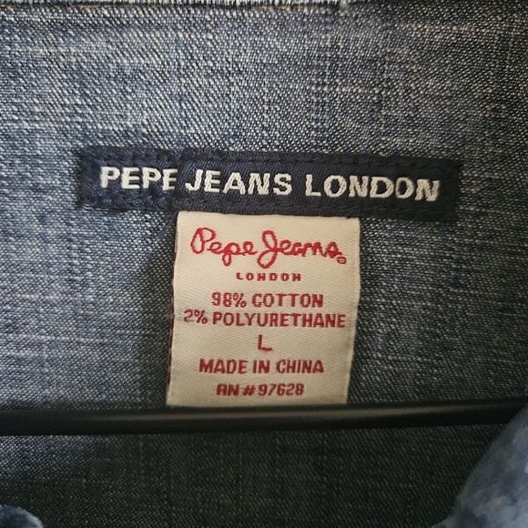 Vintage Pepe Jeans London Y2K Midge Denim Mini Dress NWT - Picture 5 of 12